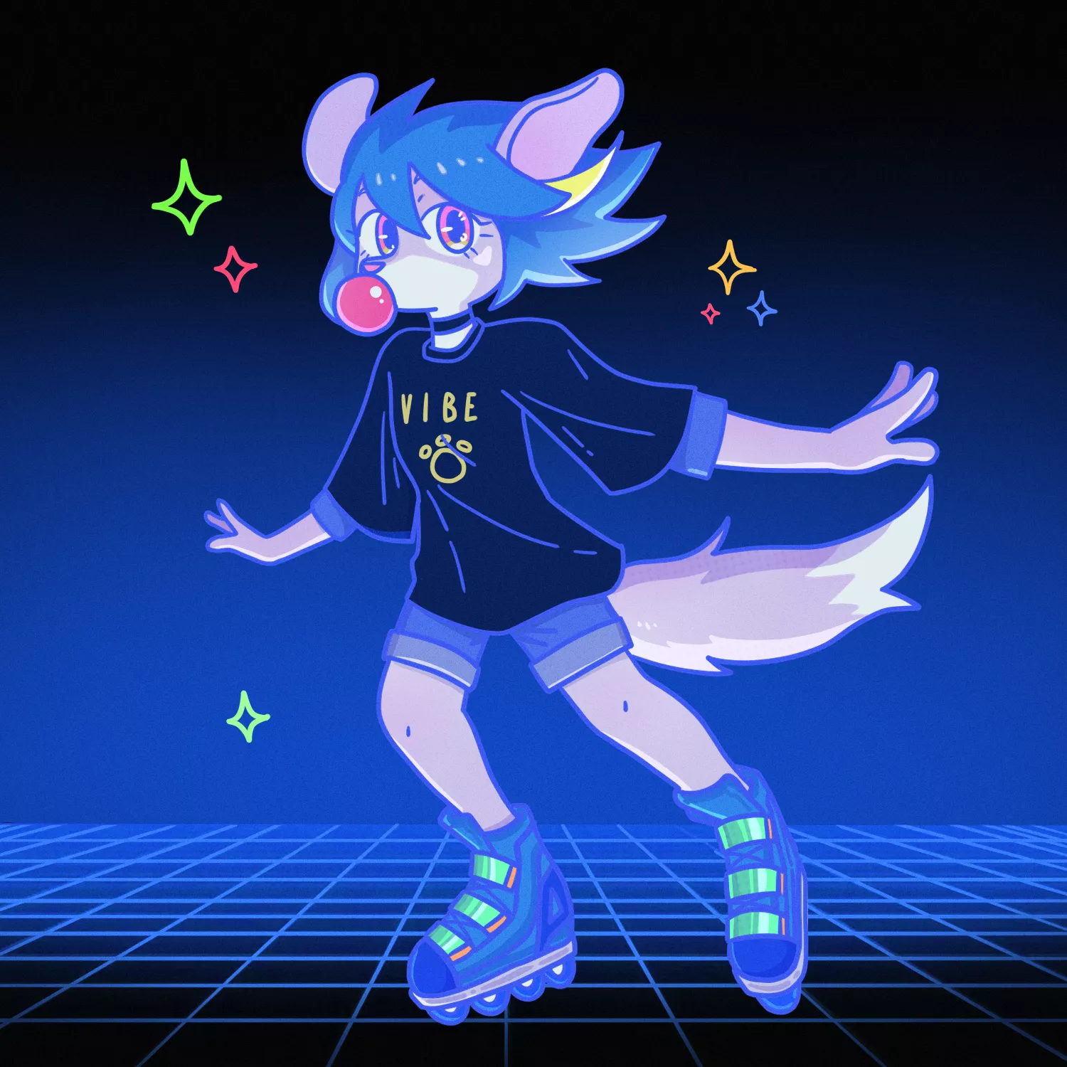 Vibing! ✨ [art by me @shifugumi on Twitter]