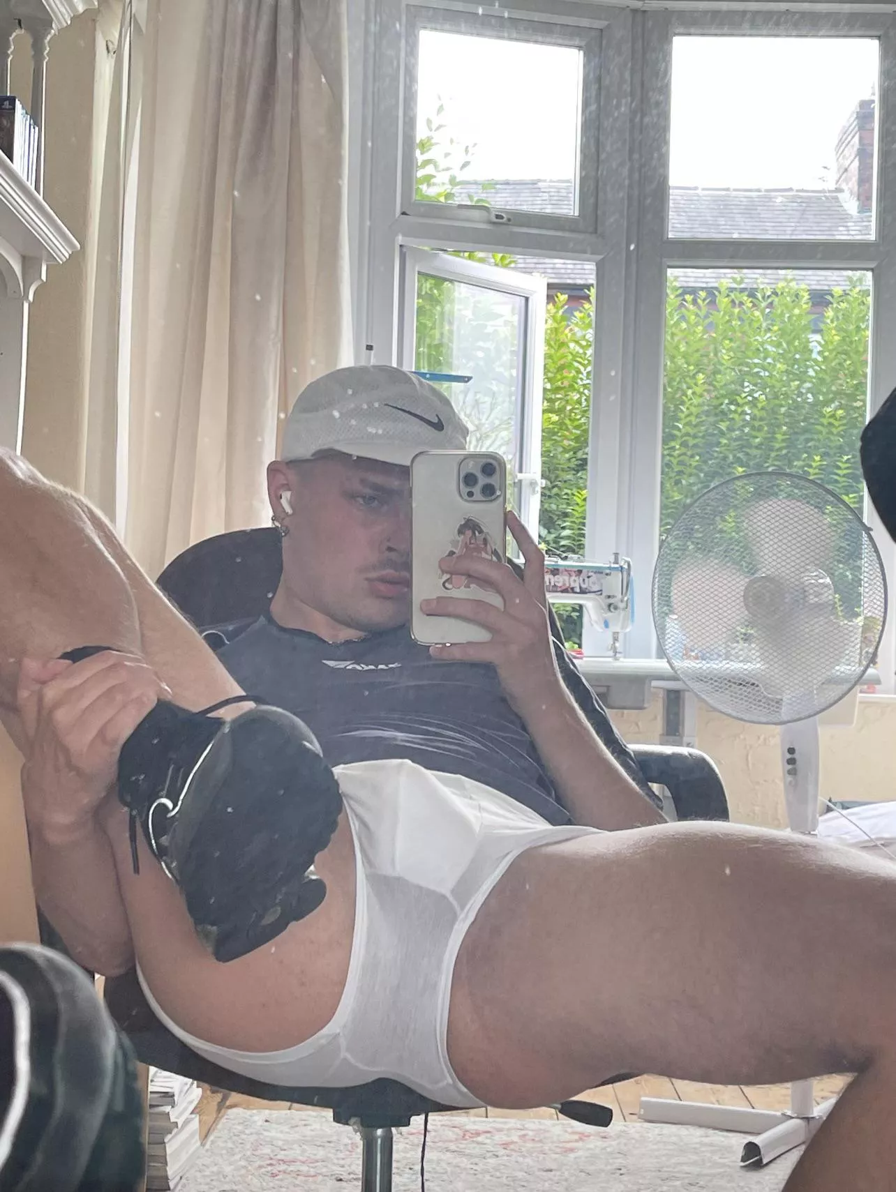 wanna fuck me with my trainers on?