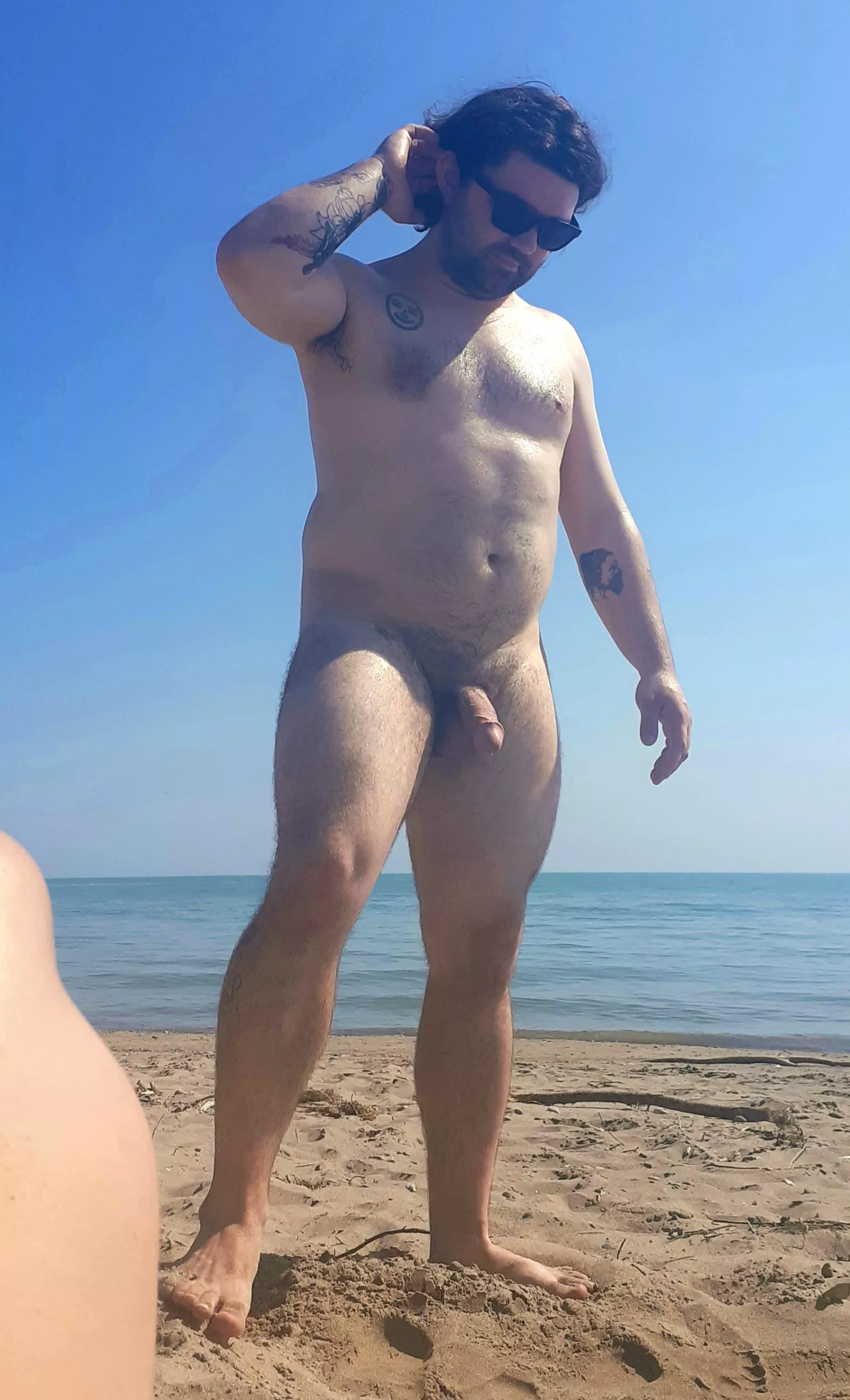 Went to the nude beach today!