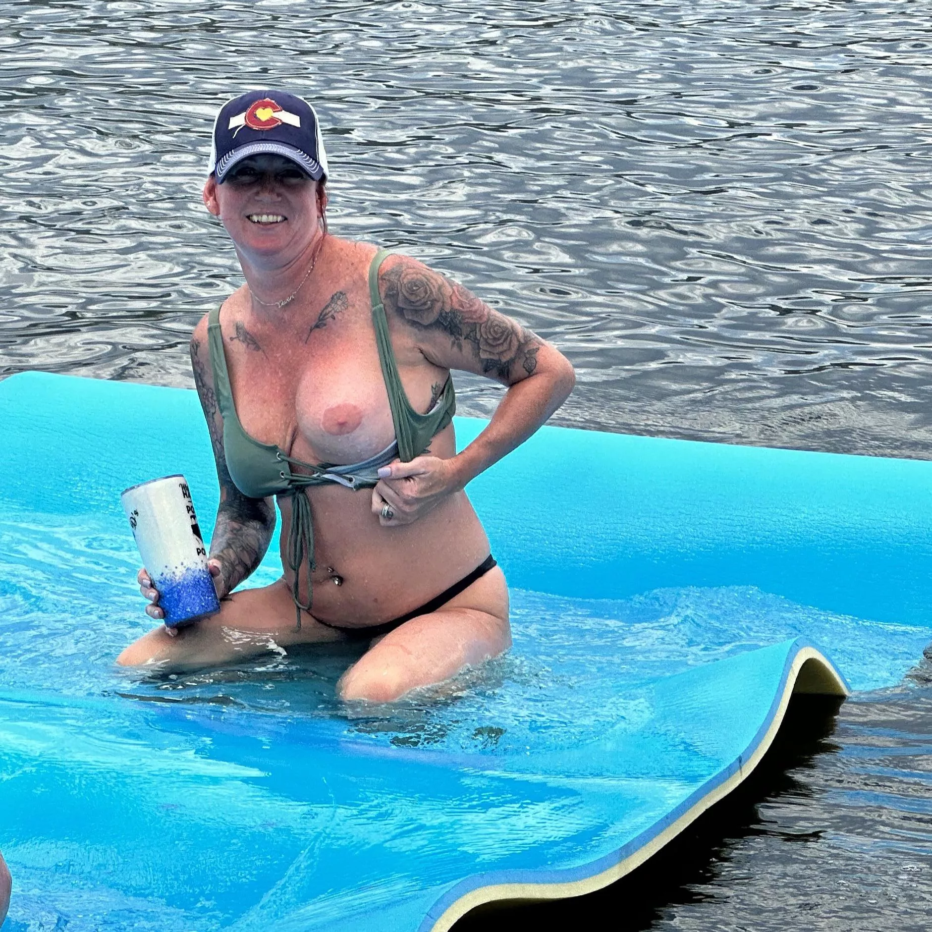 Whoops (f) my boob came out, wanna give it a suck?