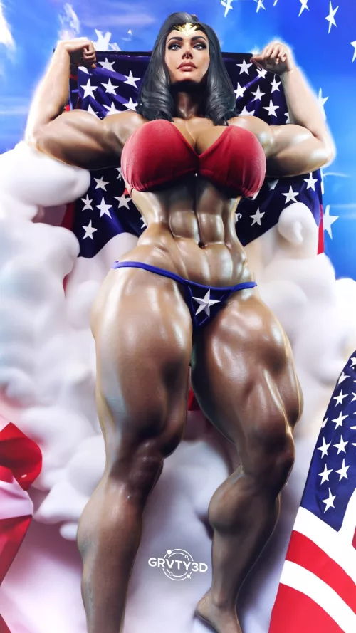 Wonder Woman on the 4th (GRVTY) [DC]