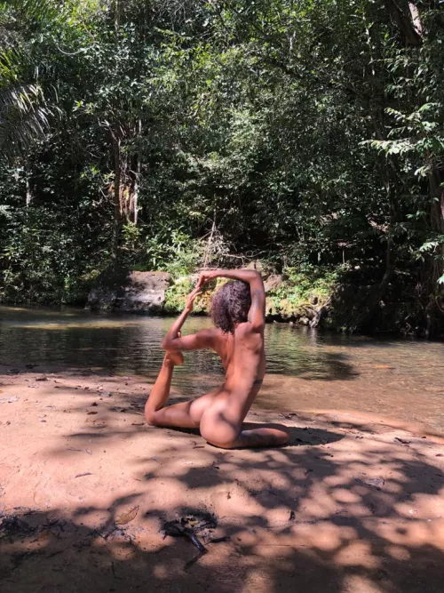 Yoga in nature ✨🥰🧘🏽‍♀️