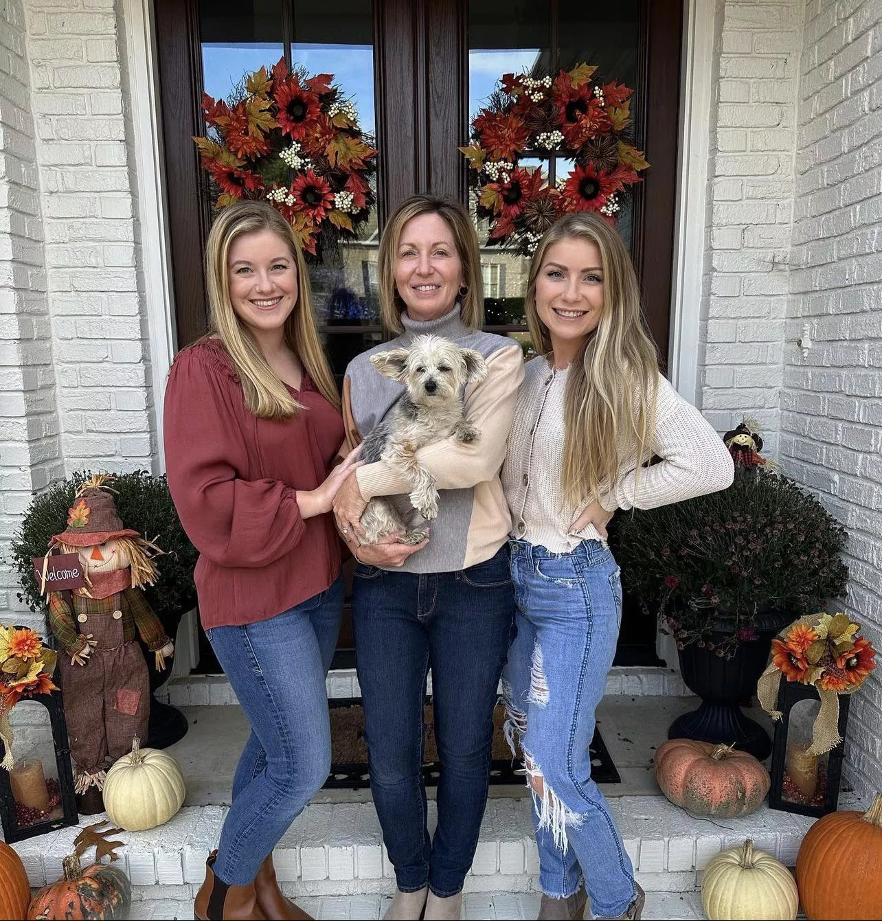 A mom and her daughters