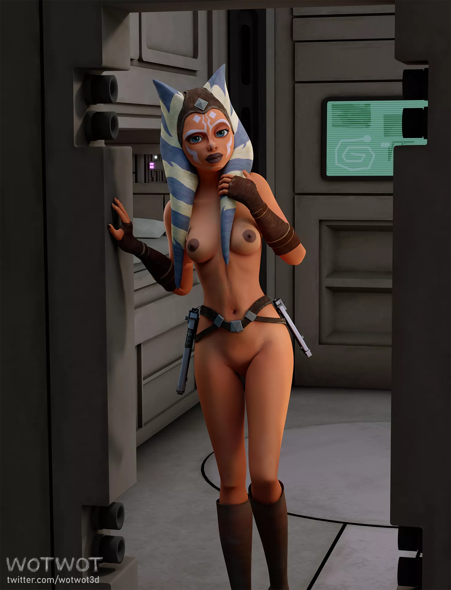 Ahsoka Waiting By Her Room (WotWot3D)