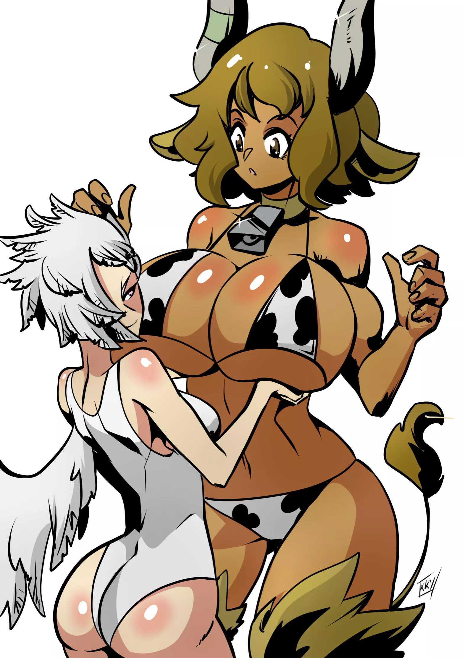 Angel took some weight off her chest (by Kukuruyo)