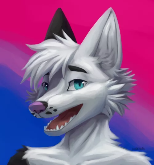 Bi Pride icon! (@luddiarts on Twitter)