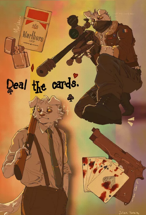 dangerous woof (art by me)