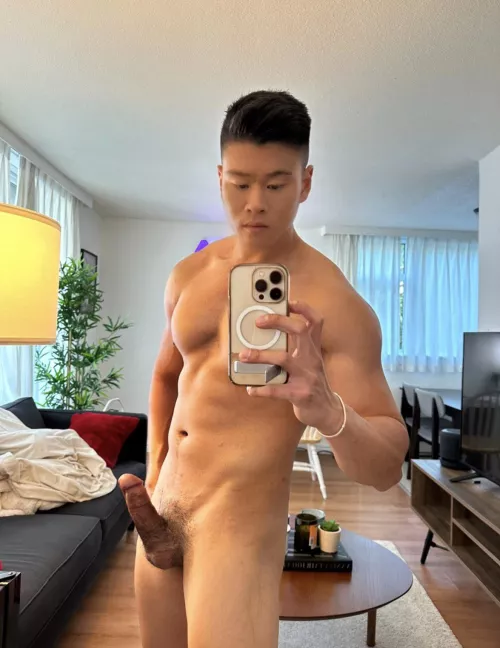 Do you wanna taste my thick asian cock?