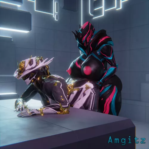 [Futa Saryn + Mesa Prime] Simulacrum Fun (Amgitz)