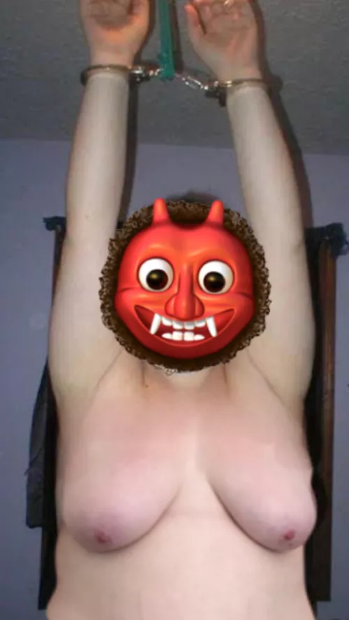 He asked me to strip and place my hands in the air so i did