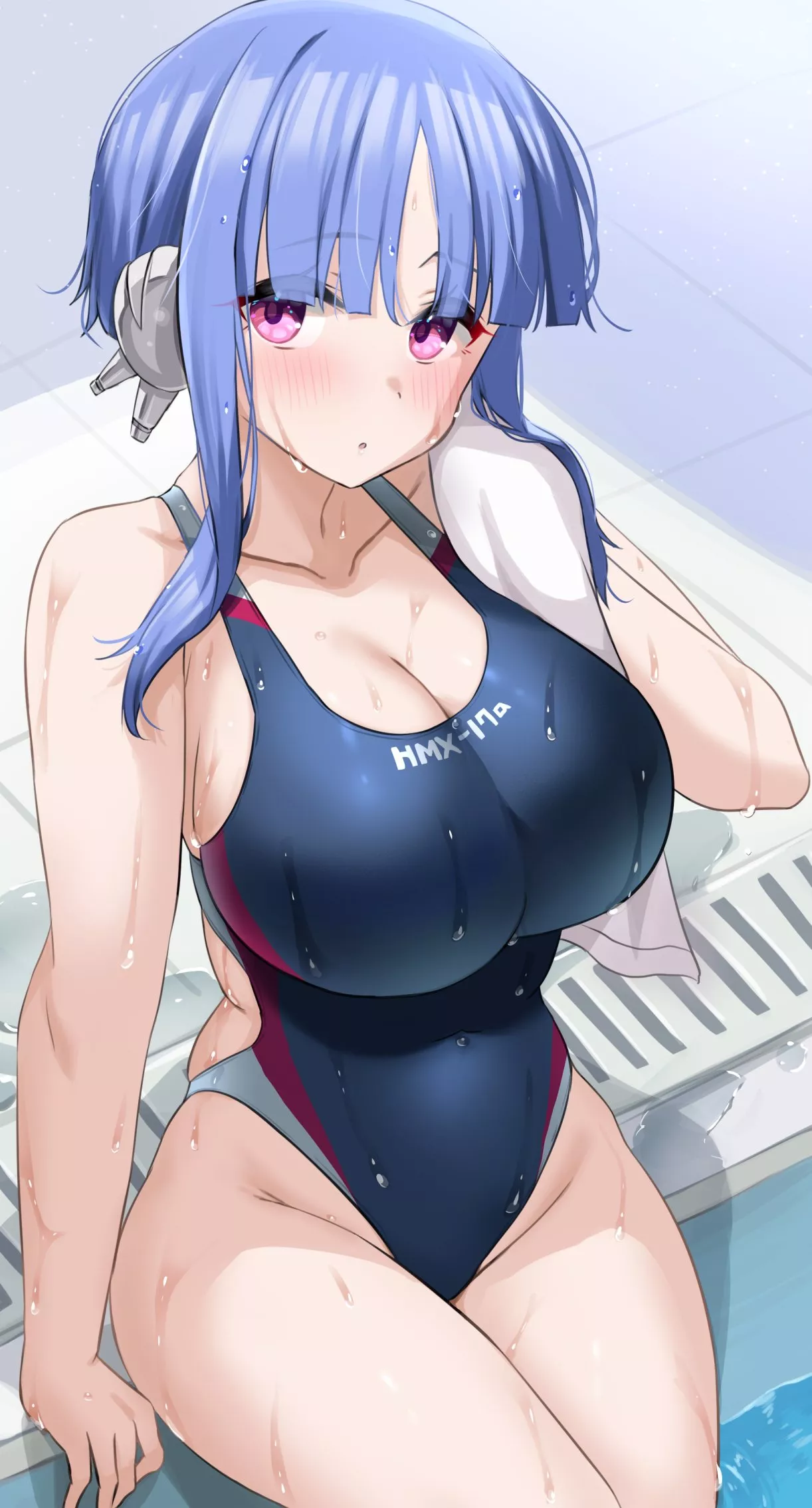 Ilfa Rest at the Poolside after Swimming [To Heart 2] (kibihimi)
