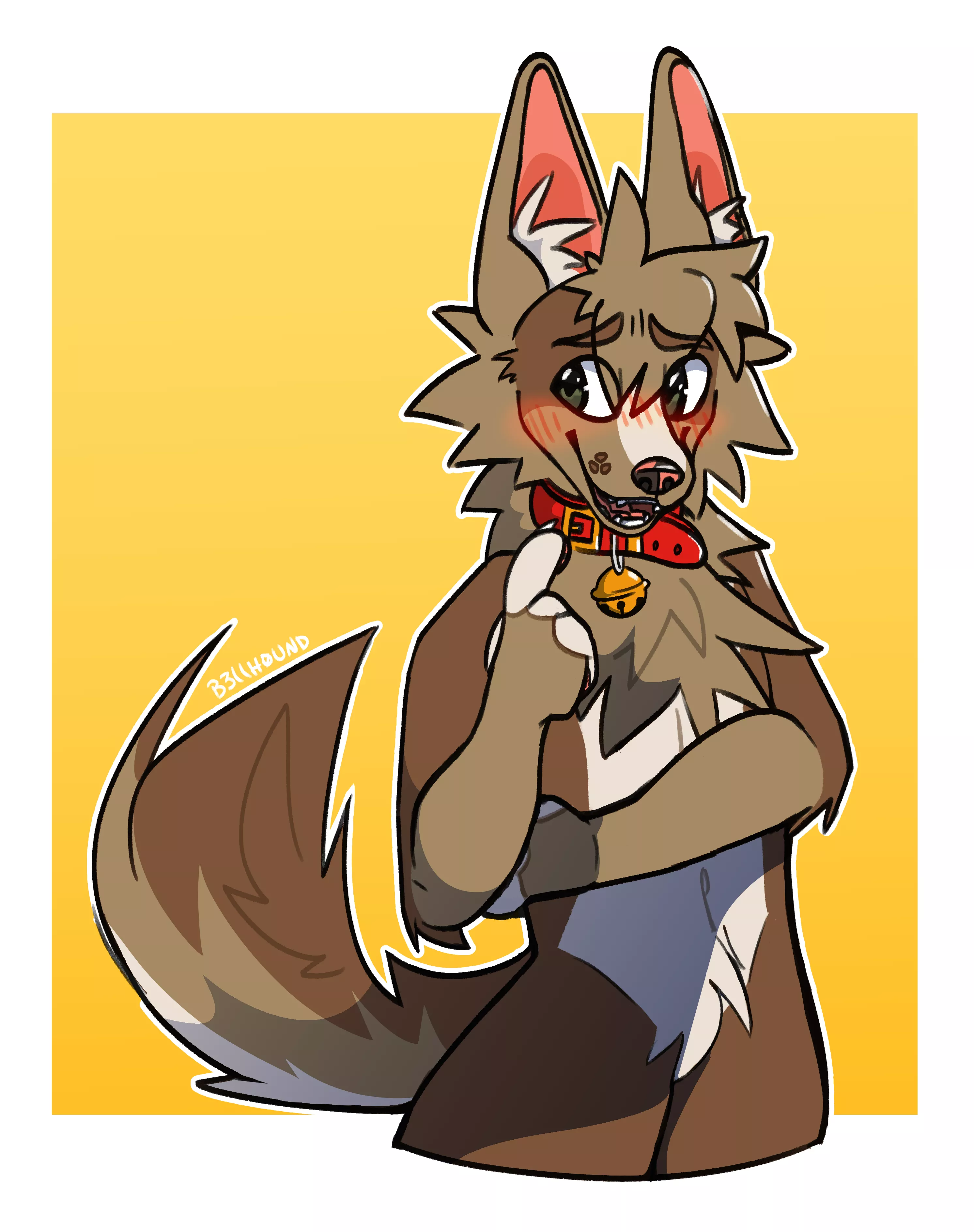 just a nervous lil guy [@B3LLH0UND]