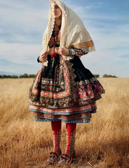 Spanish girl poses for Vogue