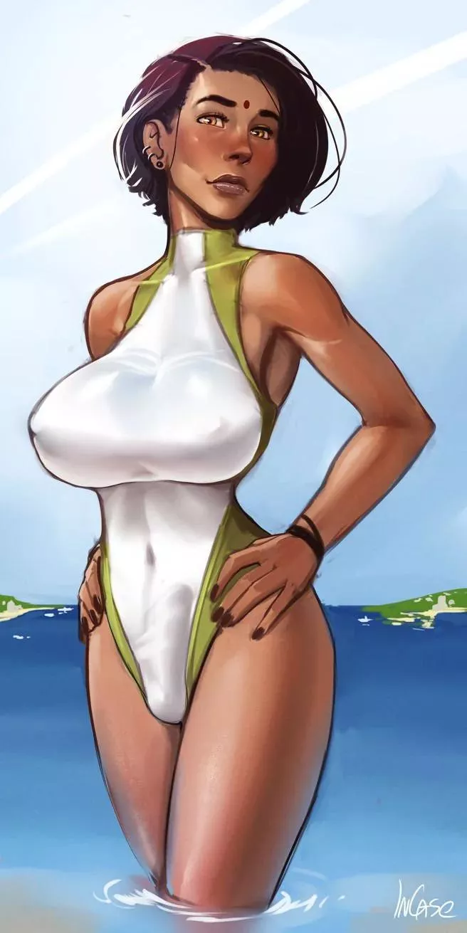 Swimsuit Bulge ~