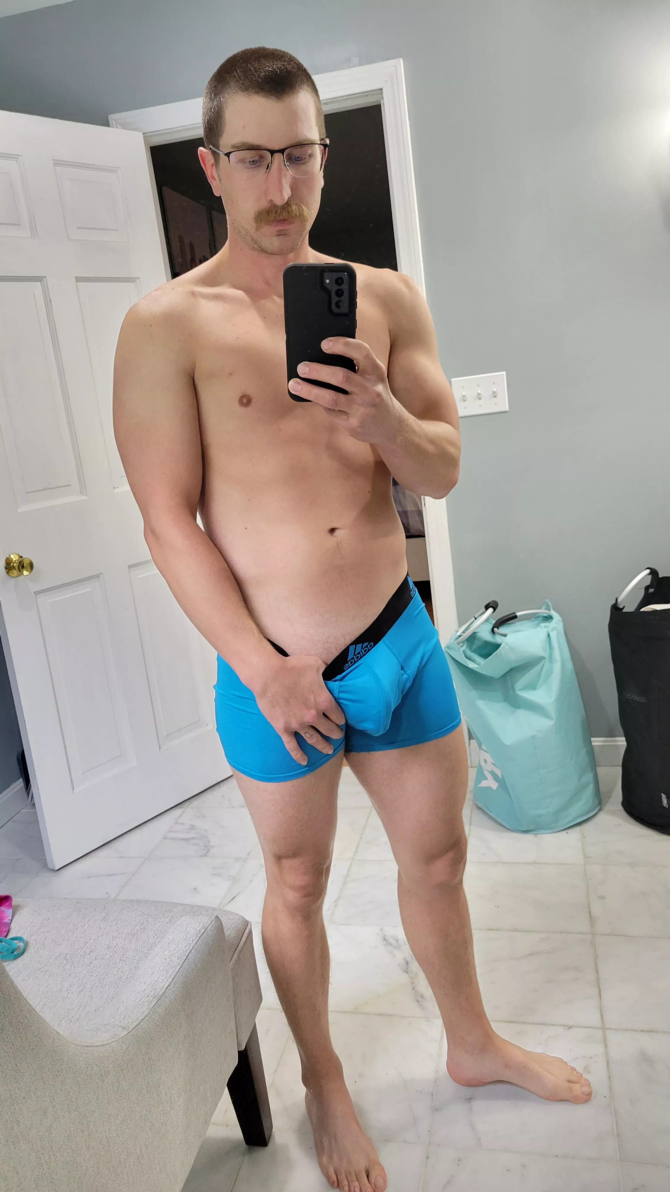 The blue matches my eyes