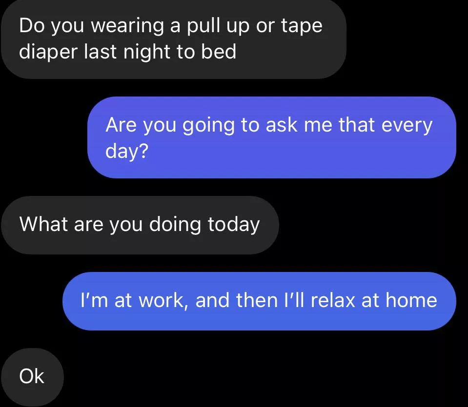 There’s nothing that bothers me quite like when a fool I’m chatting with online responds with “ok”