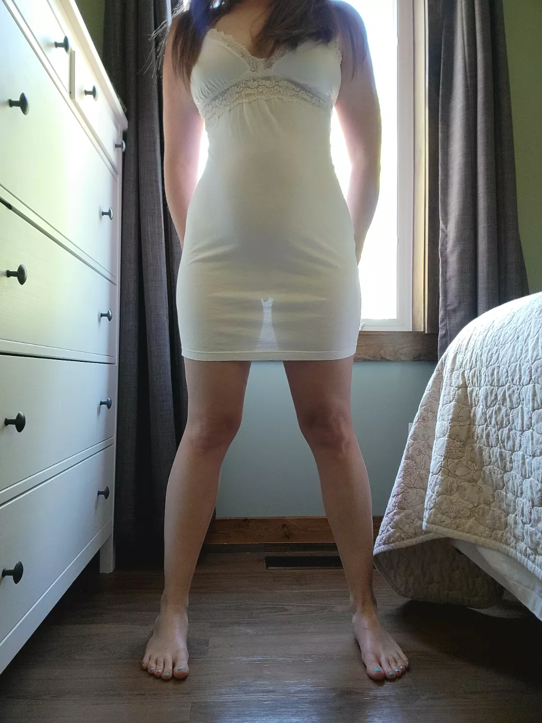White dress