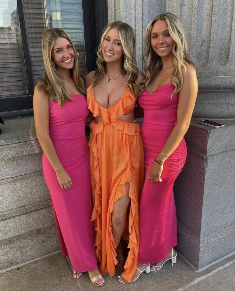 Babes at their sorority formal