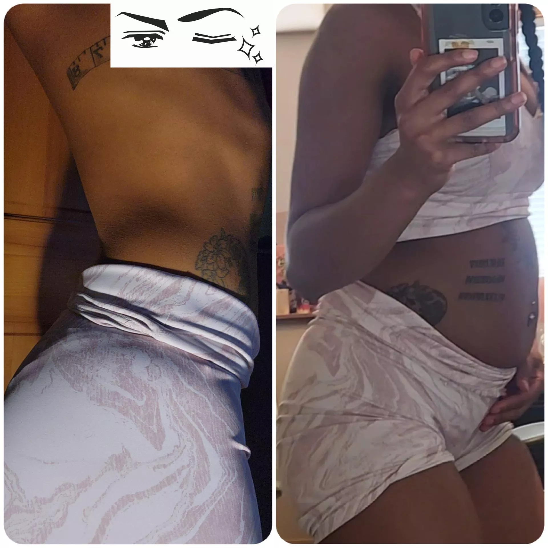 Before and After a Twitch Yoga Stream