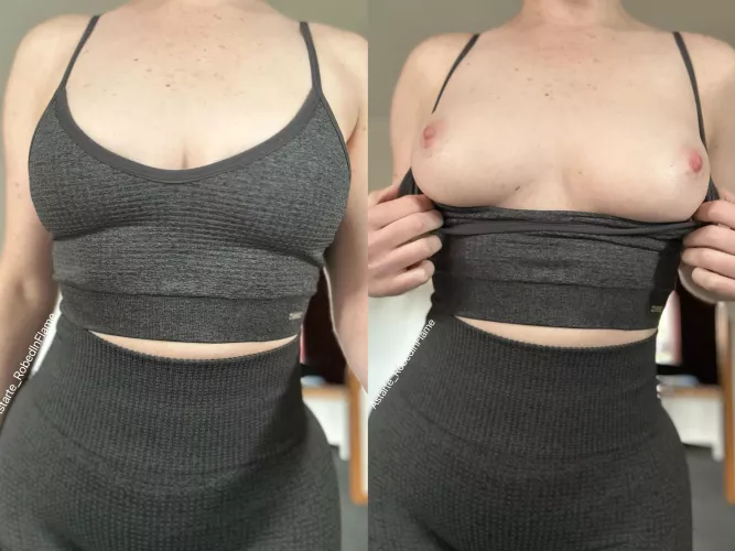 Boobage: workout edition 🍒 💪