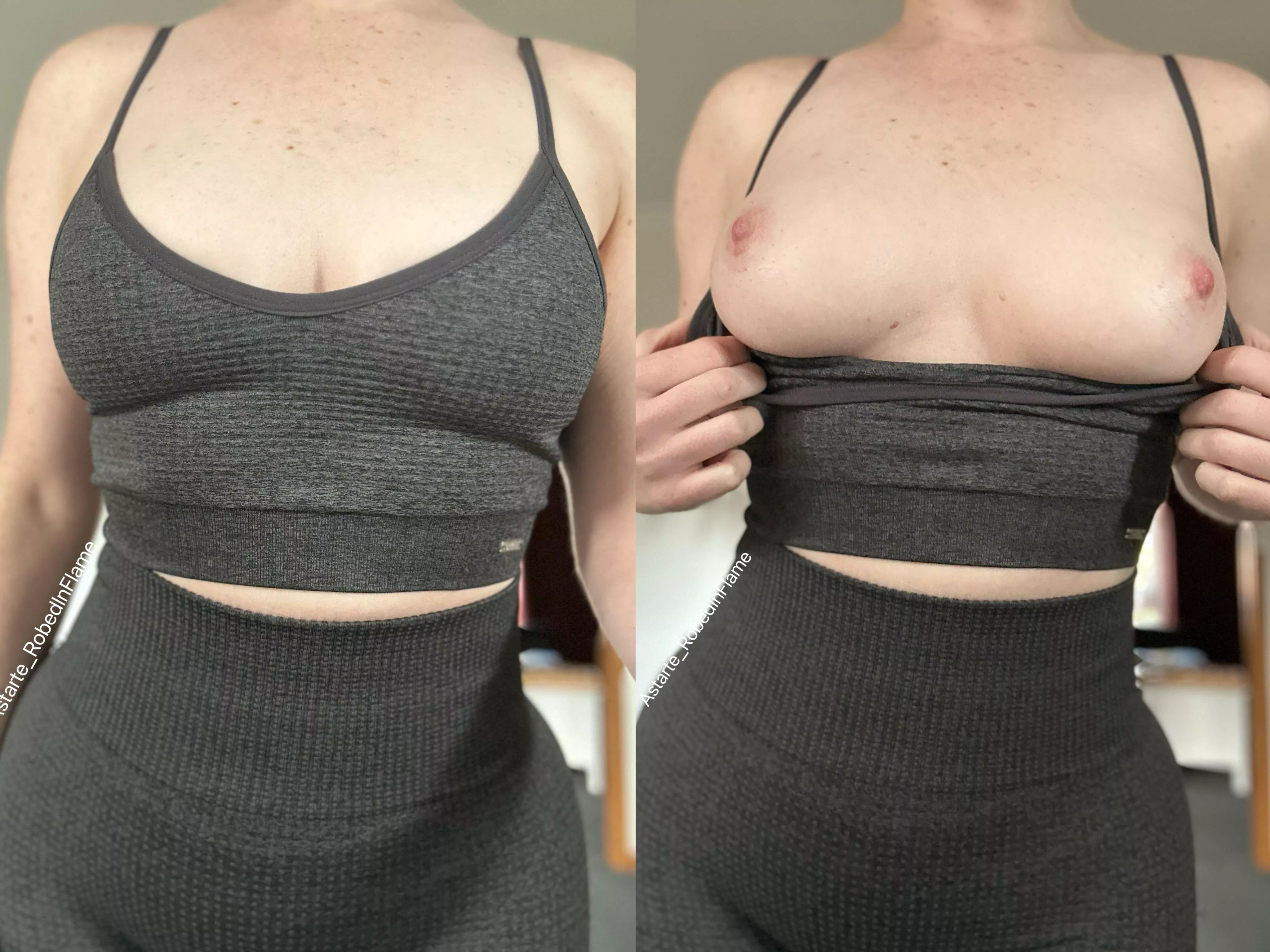 Boobage: workout edition 🍒 💪