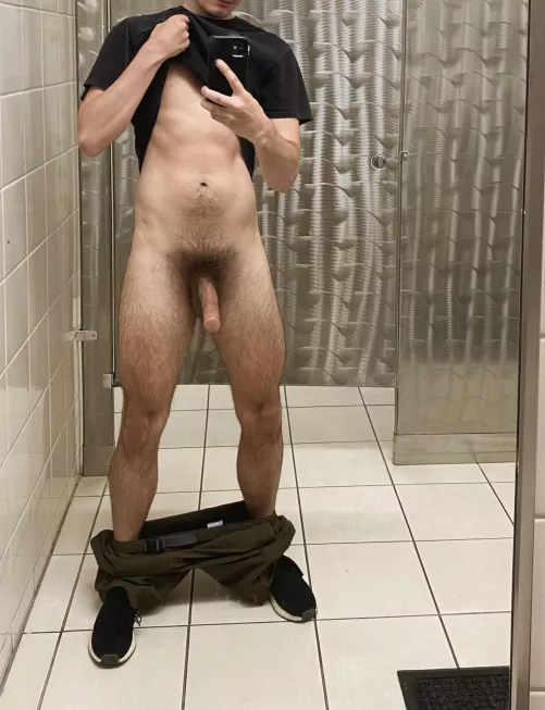 caught with my pants down