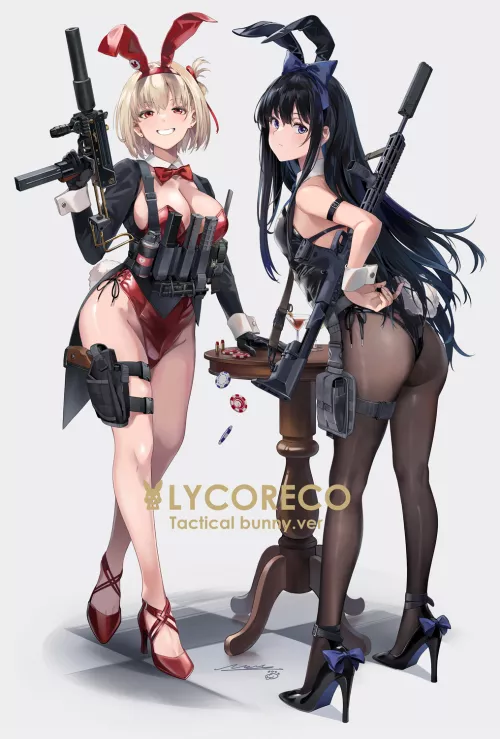 Guns and bunnies [Lycoris Recoil]