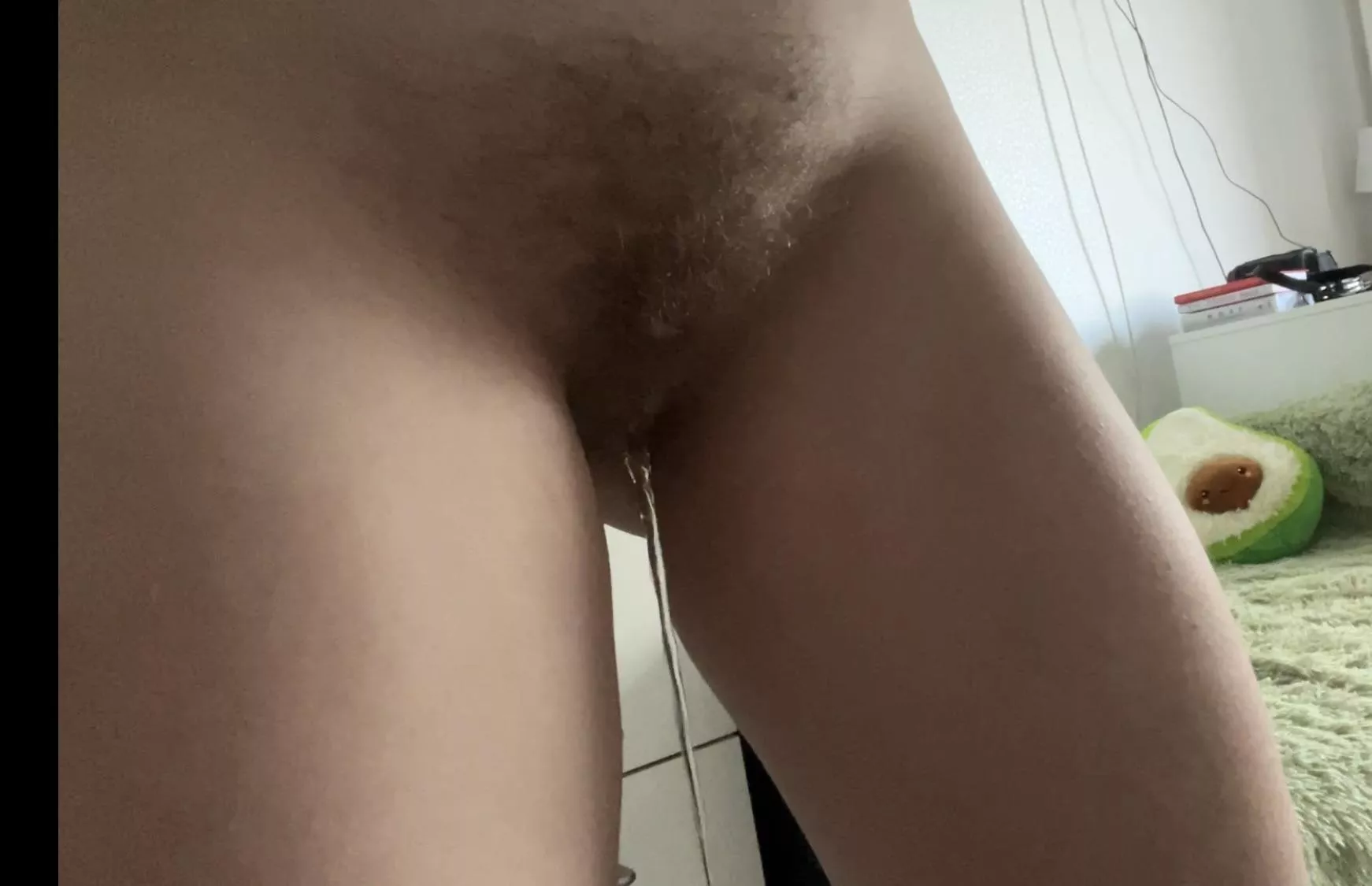 I peed right on the floor 🥺