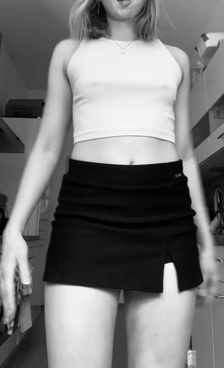 it's so hot outside, a croptop is a must