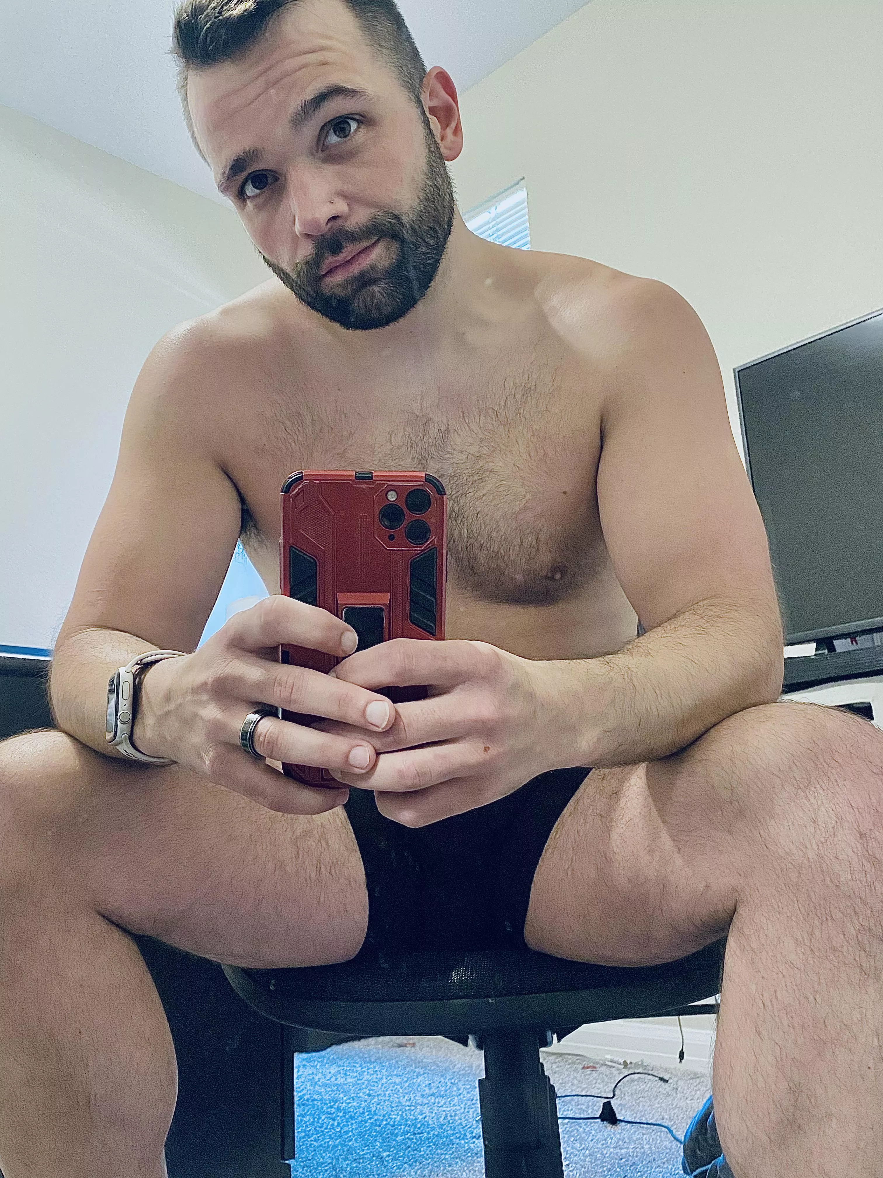 Last lazy day off! Clothing required at work tomorrow