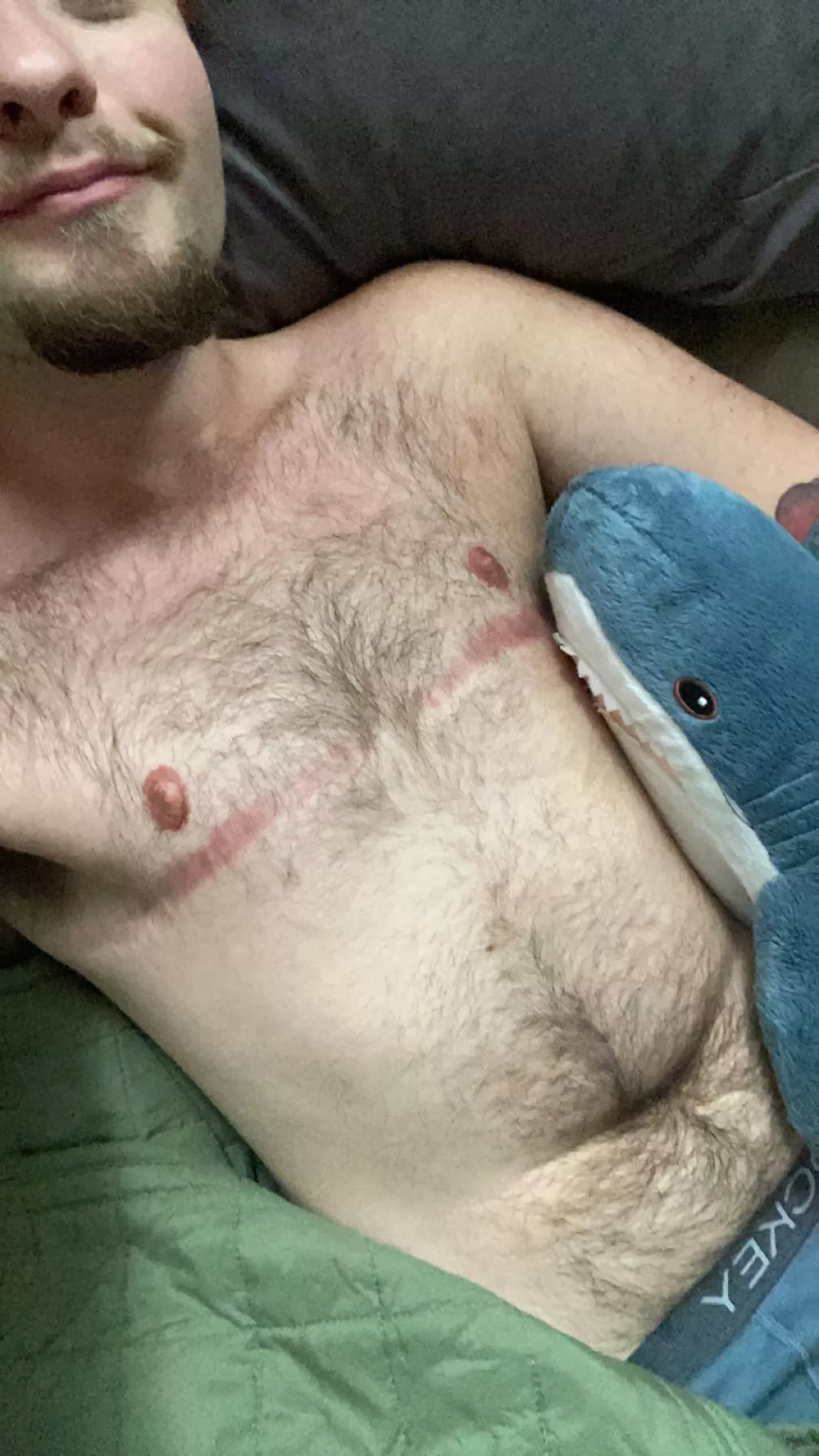 Lately I’ve been running my hands through my hair when I wake up