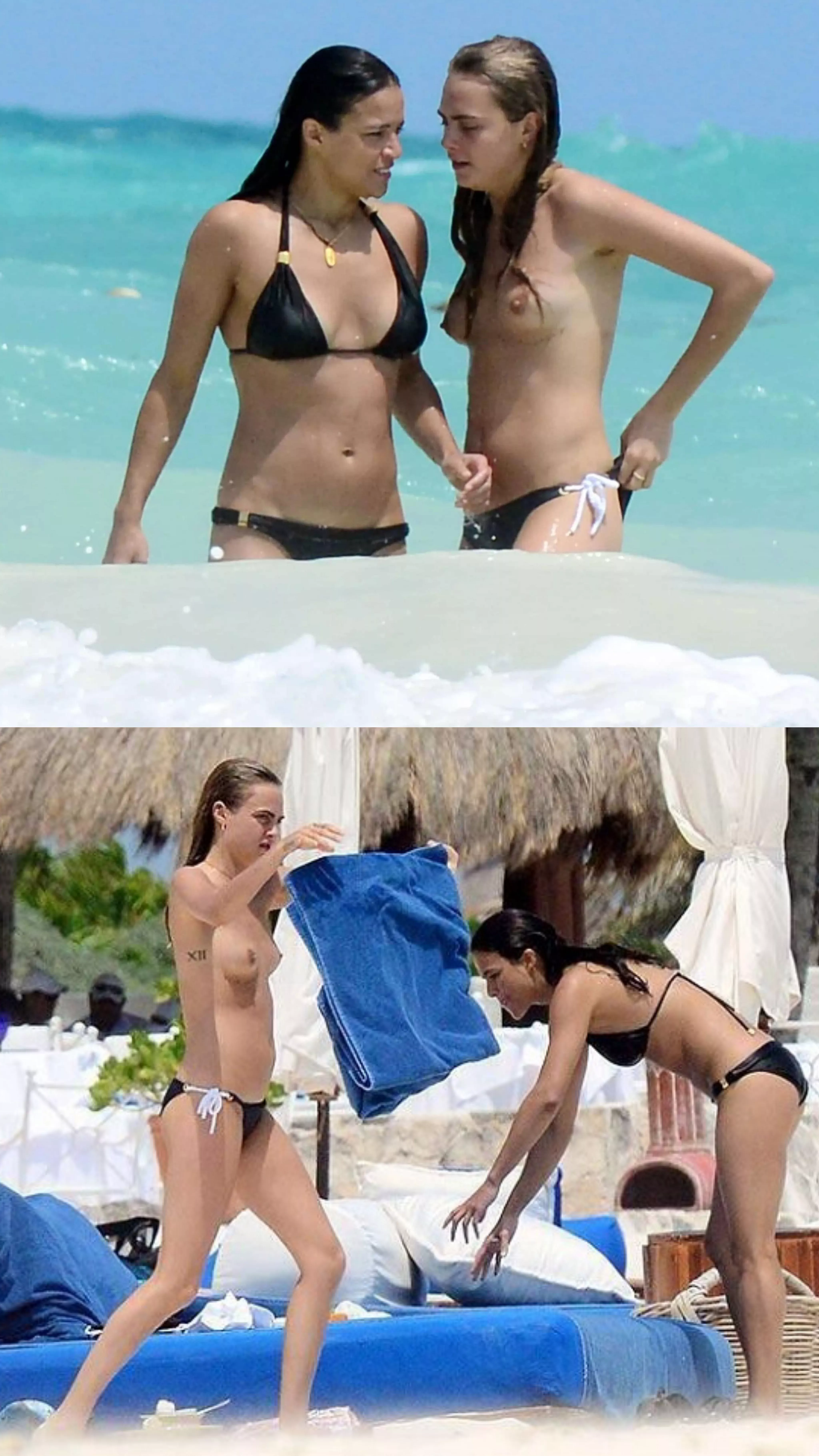 MICHELLE RODRIGUEZ & CARA DELEVINGNE