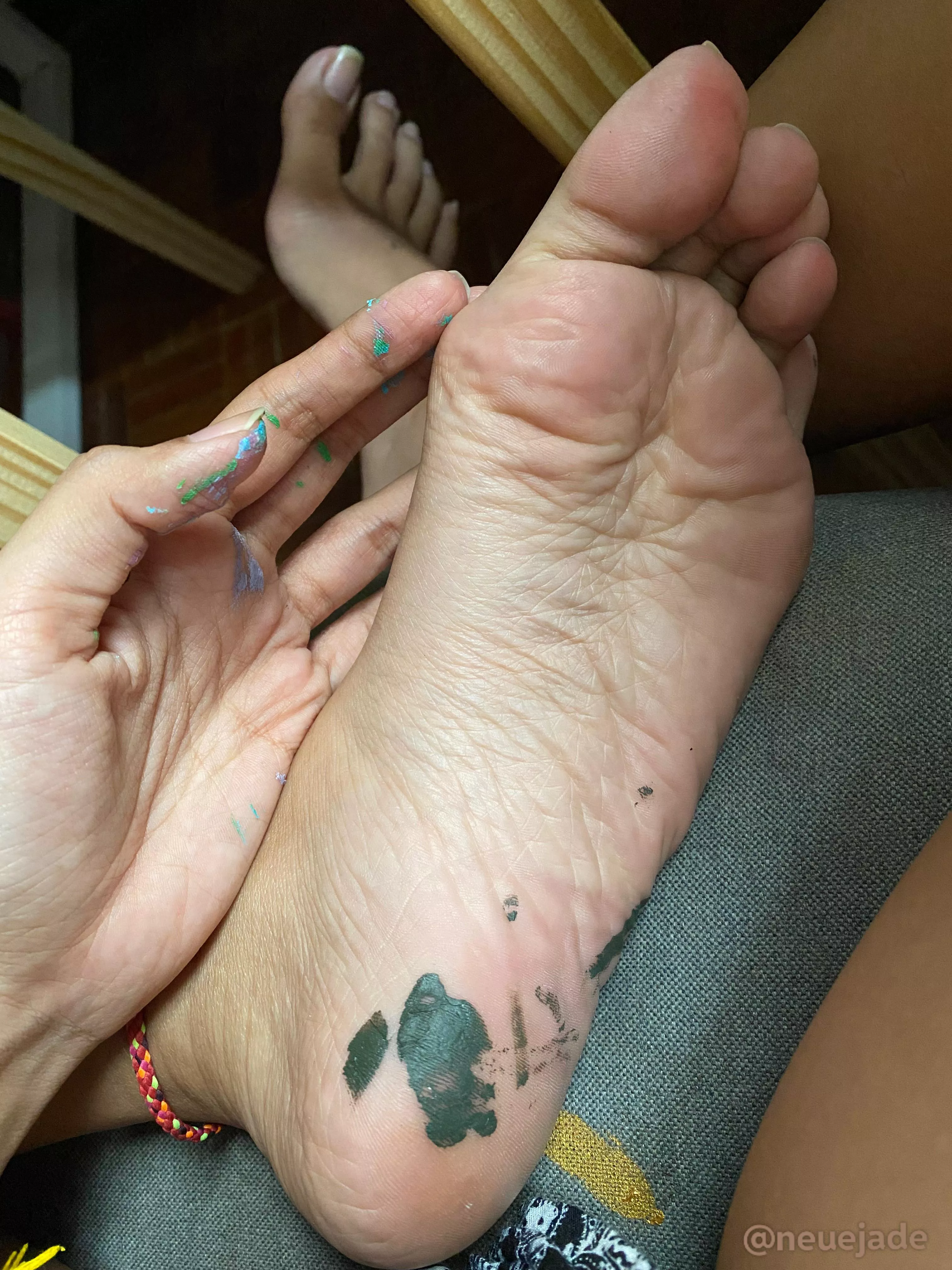 Might need a little help licking paint off of my foot. Takers?