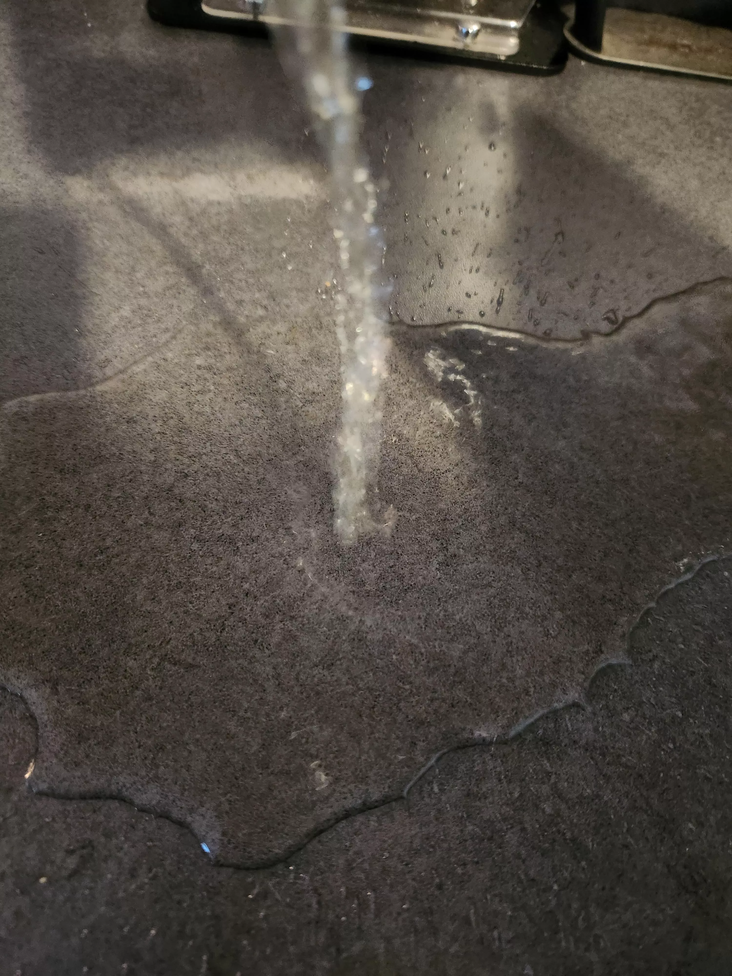 My floors are dirty with my piss