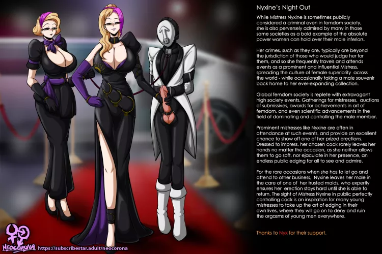 Neocorona Femdom - Nyxine Red Carpet