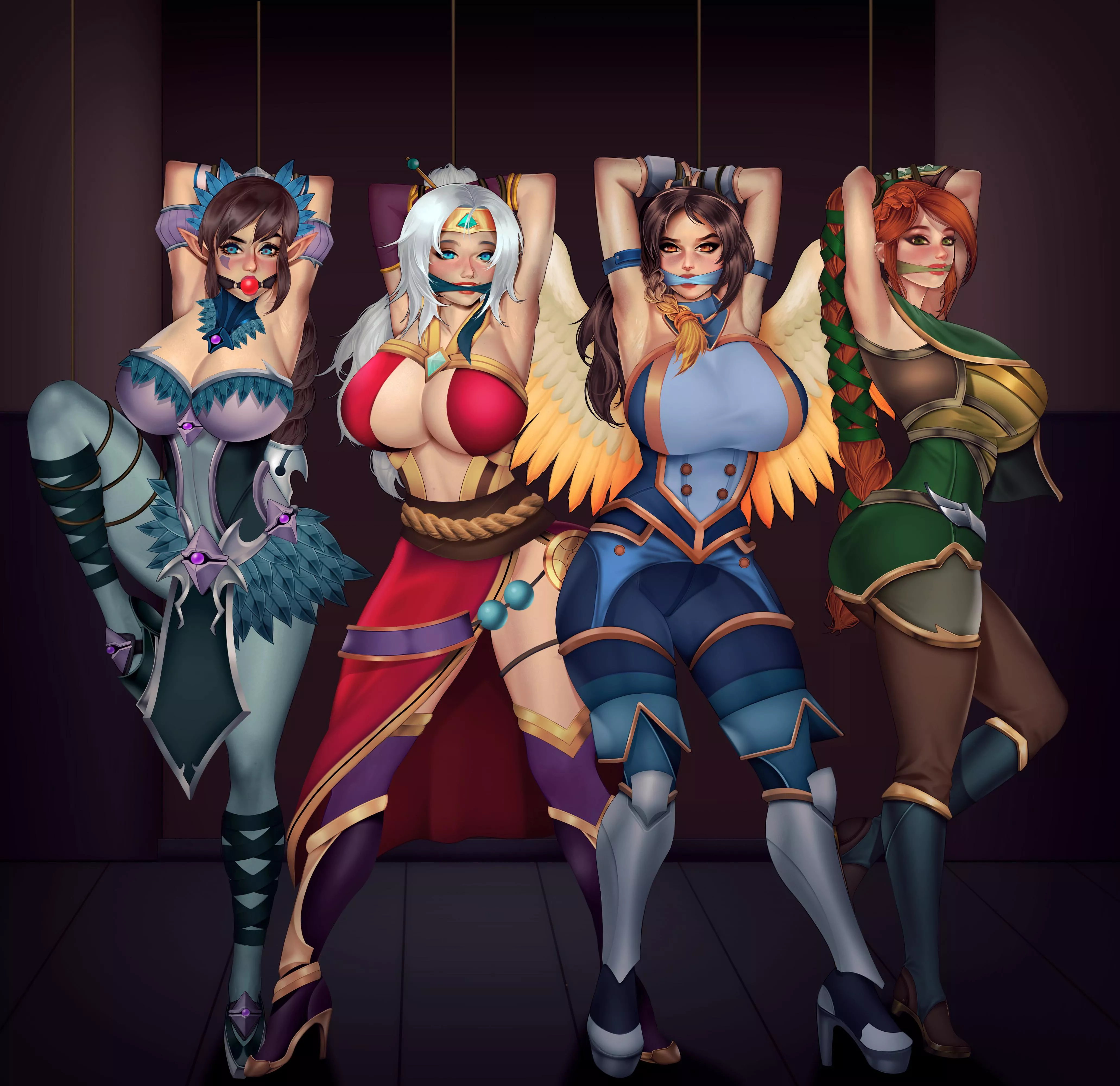 Palagirls Bound And Gagged (Alexsundae)