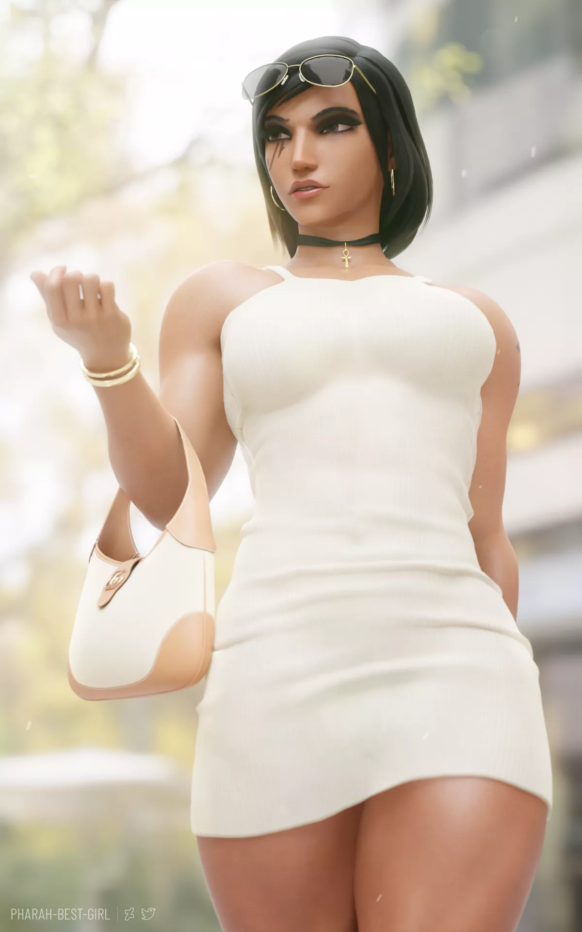 Pharah out for a stroll (pharah-best-girl)[Overwatch]