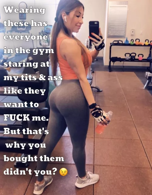 Pick out your wife’s gym clothes
