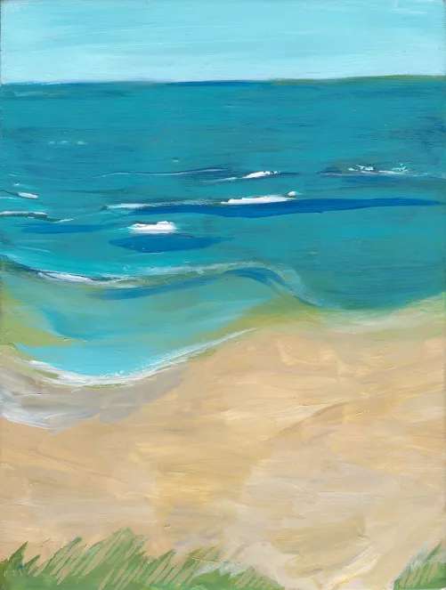 Preparing my mind for the beach