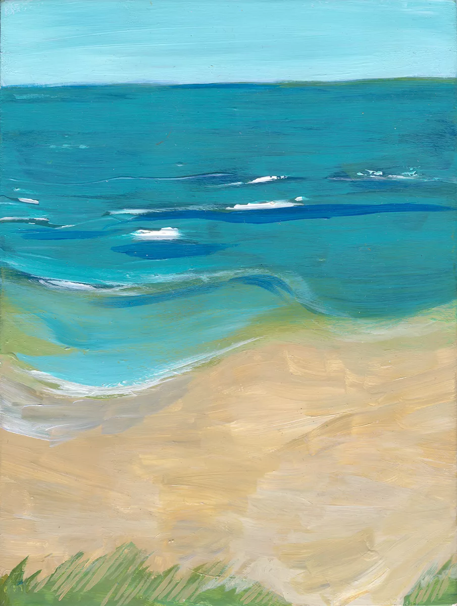 Preparing my mind for the beach