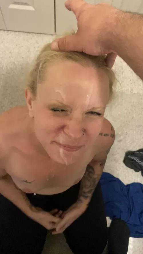 She told me to post a photo of her covered in cum ;) (OC)