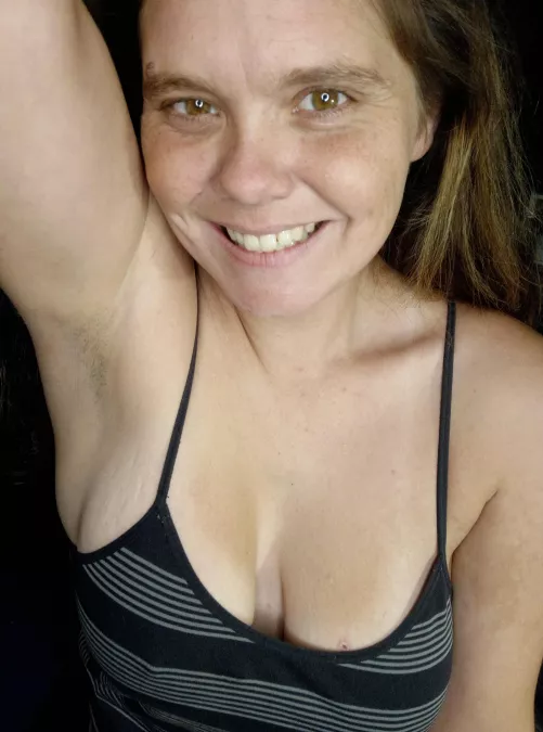 You sticking your face into my cleavage or pits first?