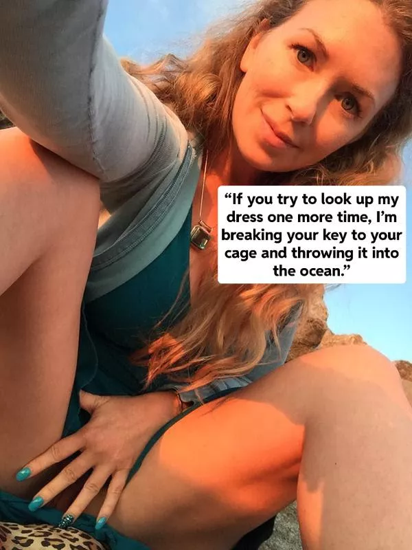 Your mistress doesn’t like it when you try to sneak a peak.