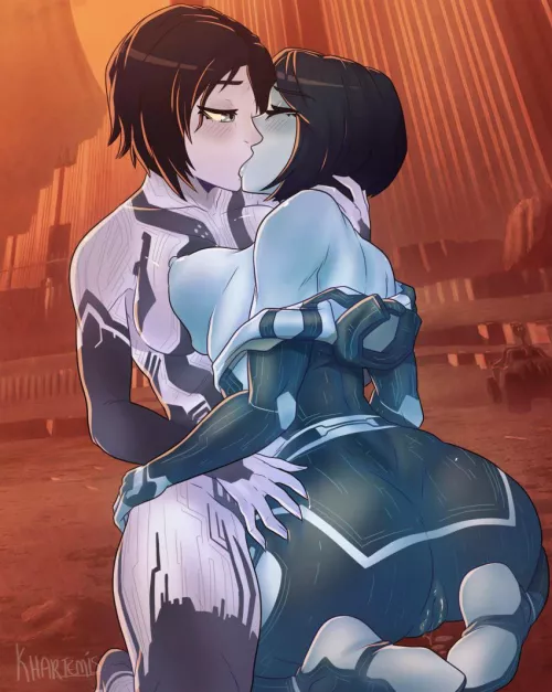 Cortana and The Weapon are transferring data (Khartemis) [Halo]