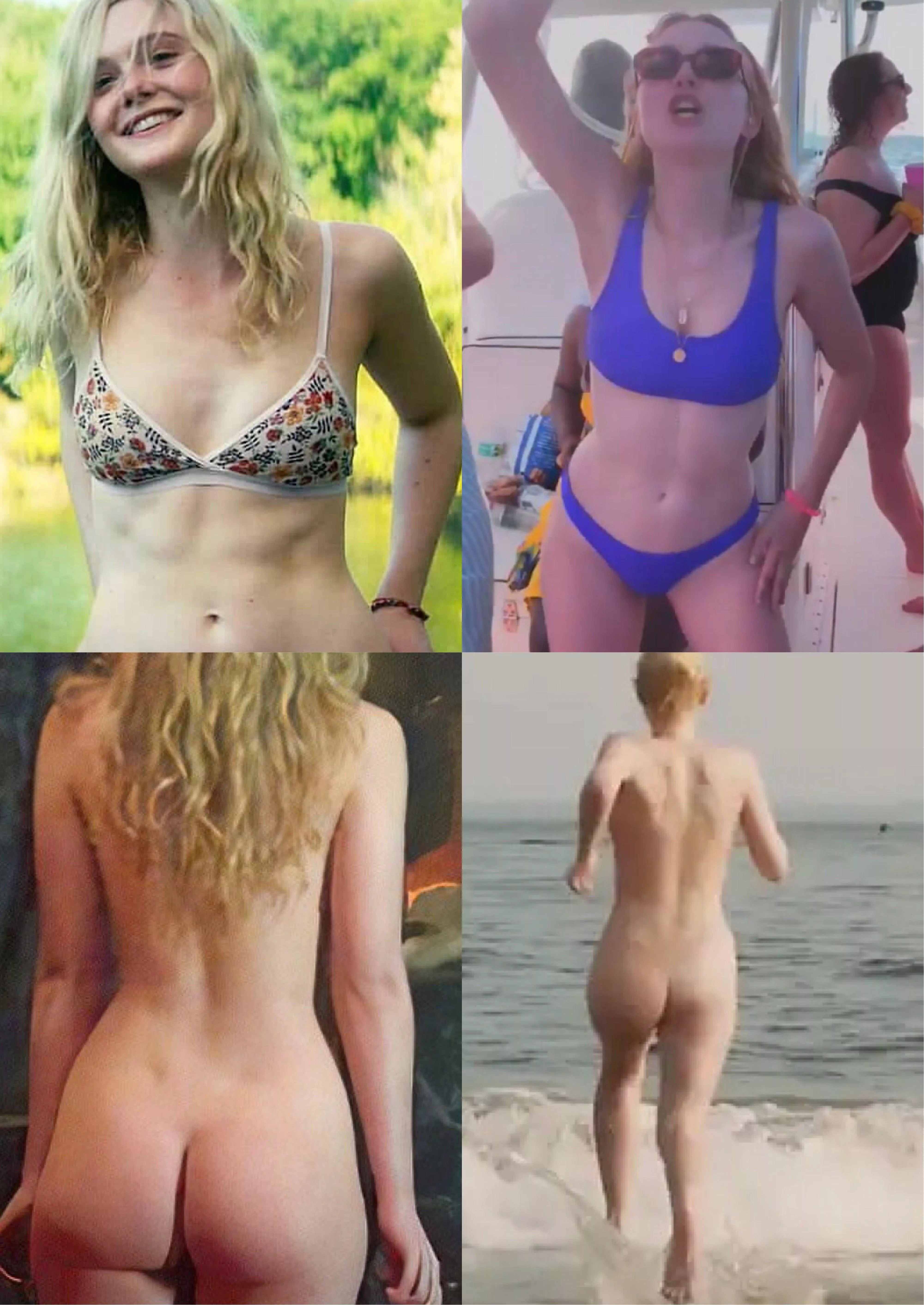 Elle Fanning and Dakota Fanning