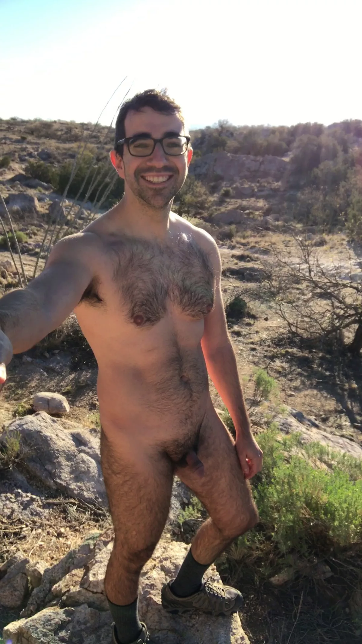 i just like hiking naked, as you can tell :D