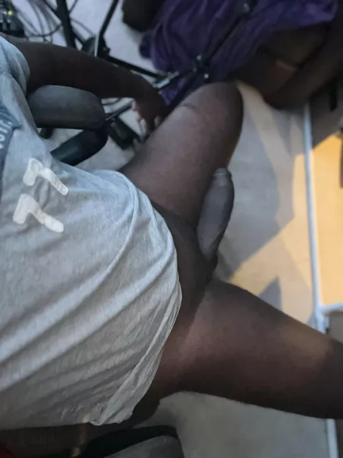 It’s halfway down my leg 😏