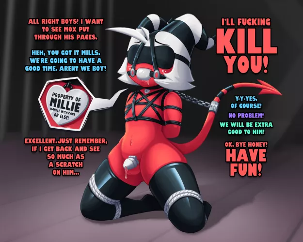 Moxxie bondage pet