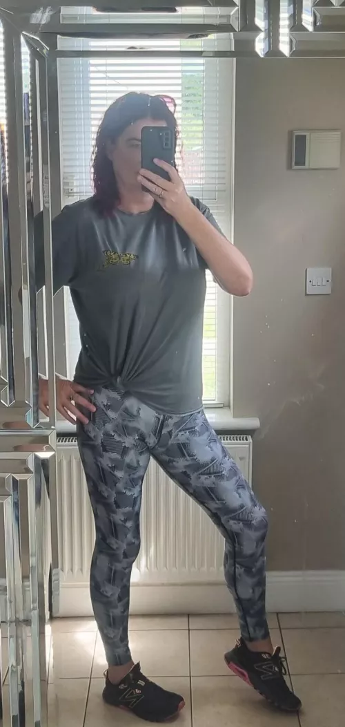 Not bad. Morning after having 3 guys all night, 😊