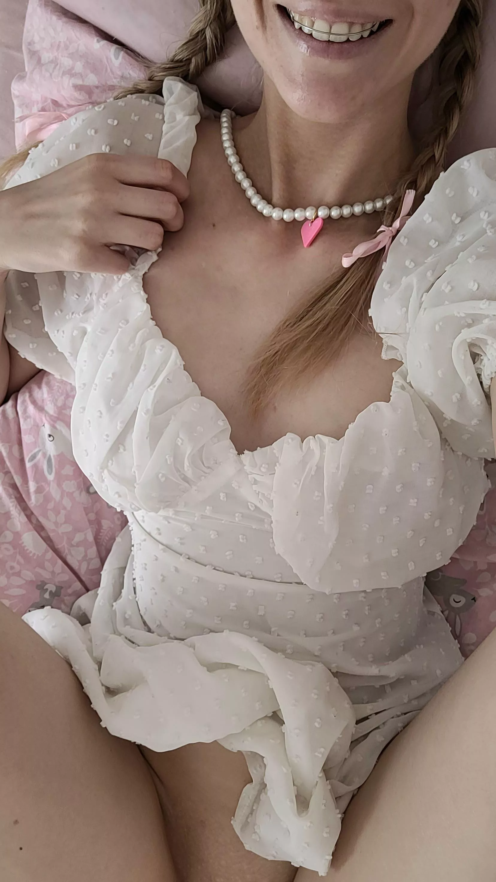 Of course there’s nothing under the sundress